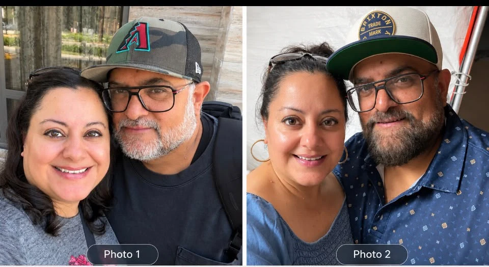 Pareja antes y después del programa ZÄNA